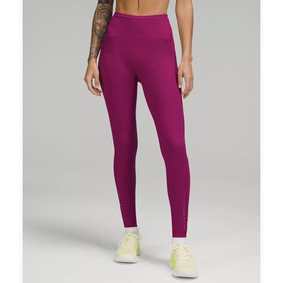 Lululemon Women’s Swift Speed High Rise Tight 28” Sz 20 MGPR Magenta Purple NWT - Picture 1 of 8